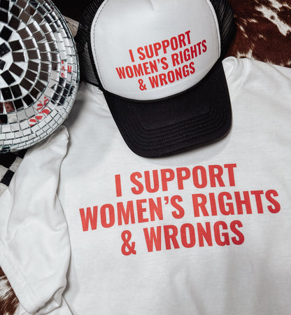 Women’s Rights & Wrongs Trucker Hat