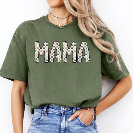 MAMA - Mono Checkered - Military Green