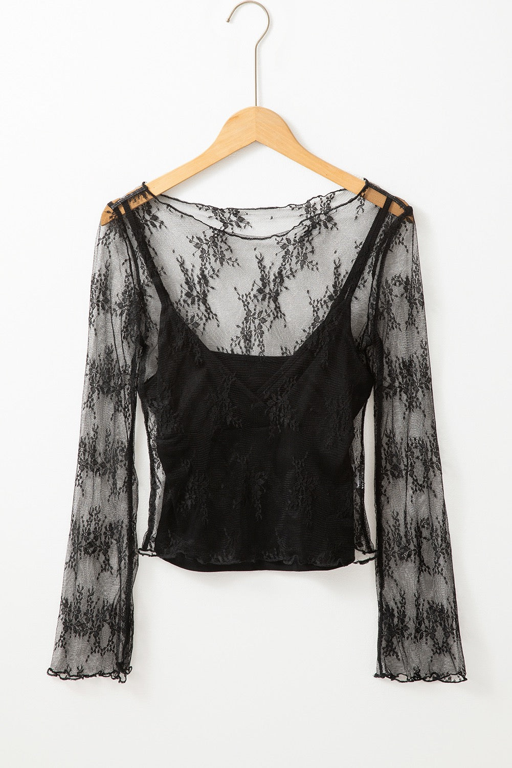 Lace Longsleeve with Built In Tank