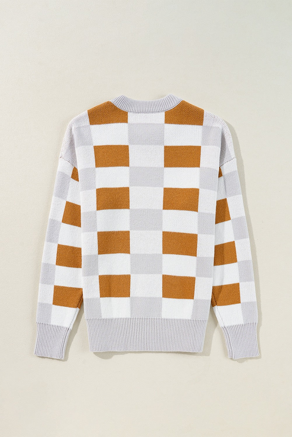 Cloud Check Sweater