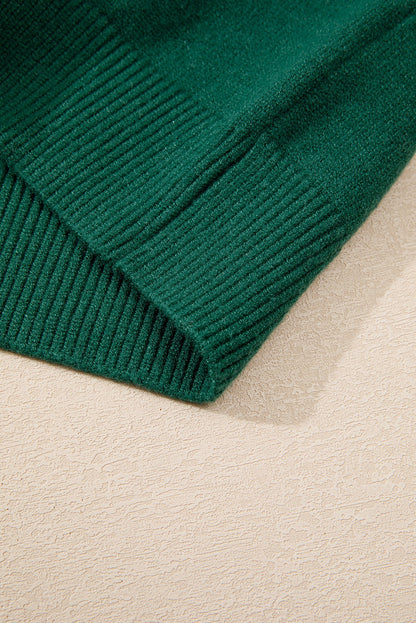 Green Pearled Sweater