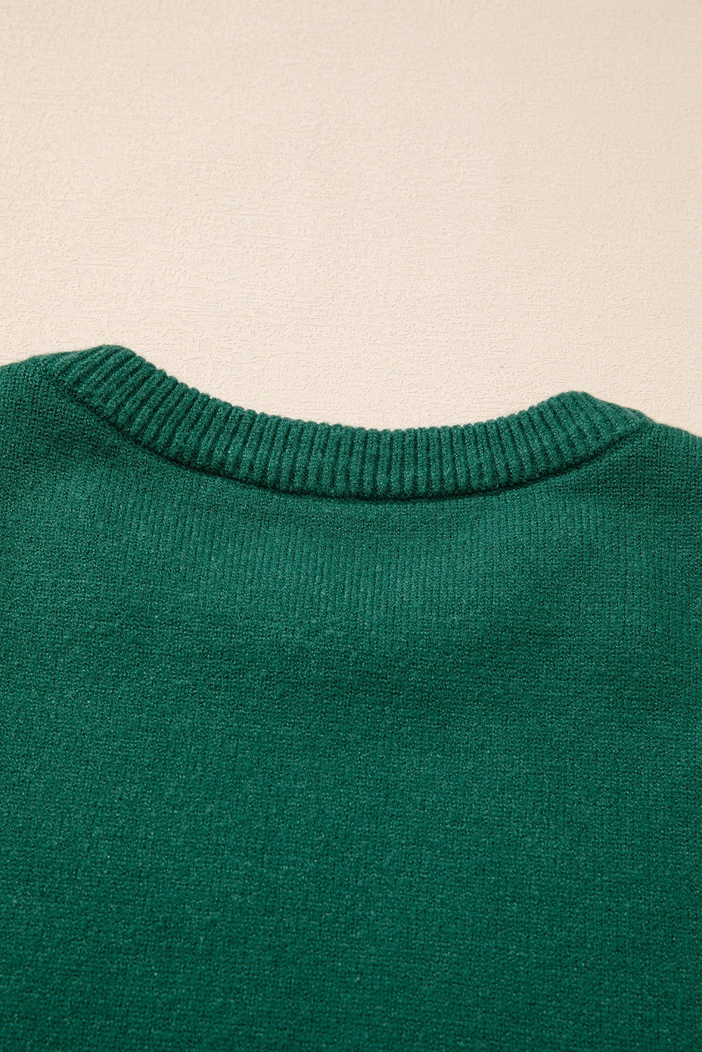 Green Pearled Sweater