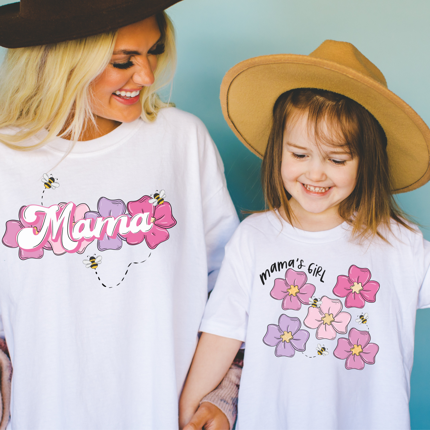 TEE OF THE DAY - Pink Floral Mama & Me